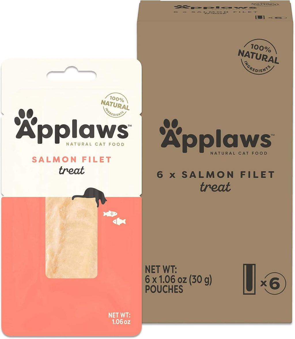 Applaws Whole Salmon Filet Cat Treats 6-Pack 1.06 oz Loins