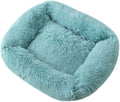 La La Pet® Donut Dog Cat Bed Cozy Cave Pet Bed Burrow Dog Bed Calming Cuddler Self-Warming Pet Bed Soft Plush Pet Cushion Improved Sleep for Cats Small Medium Dogs Blue XS