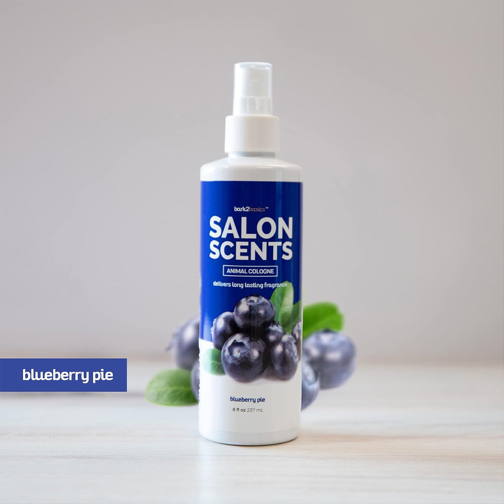 Bark2Basics Salon Scents Dog Cologne Spray and Perfume, Blueberry Pie, 8 oz