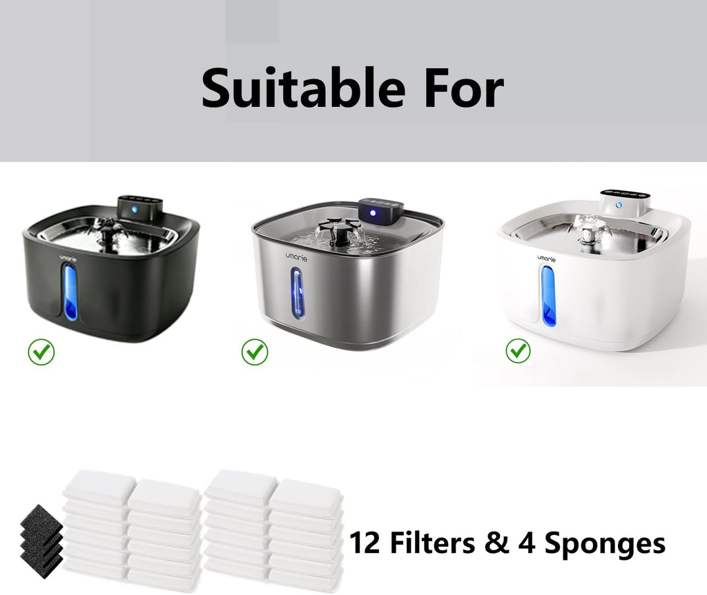 12 Pack Filters for cat Water founatin