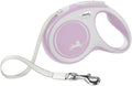 FLEXI® Comfort XS Tape Retractable Dog Leash, 3-Finger Grip, 10 ft - Pink