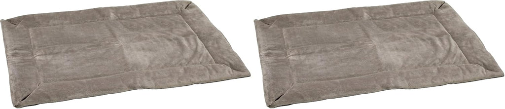 K&H Pet Products Self-Warming Crate Pad, Warming Dog Bed, Machine Washable Dog Mat, Gray X-Small 14 X 22 Inches (Pack of 2)