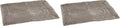 K&H Pet Products Self-Warming Crate Pad, Warming Dog Bed, Machine Washable Dog Mat, Gray X-Small 14 X 22 Inches (Pack of 2)