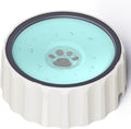 Dog Small Animals Water Bowl No Spill 70oz/2L Large Capacity Dispenser Non Slip No Splash Small Animals Bowl Pet Slow Feeder No Drip Dog Water Bowl on Vehicle for Dogs and Cats - Green