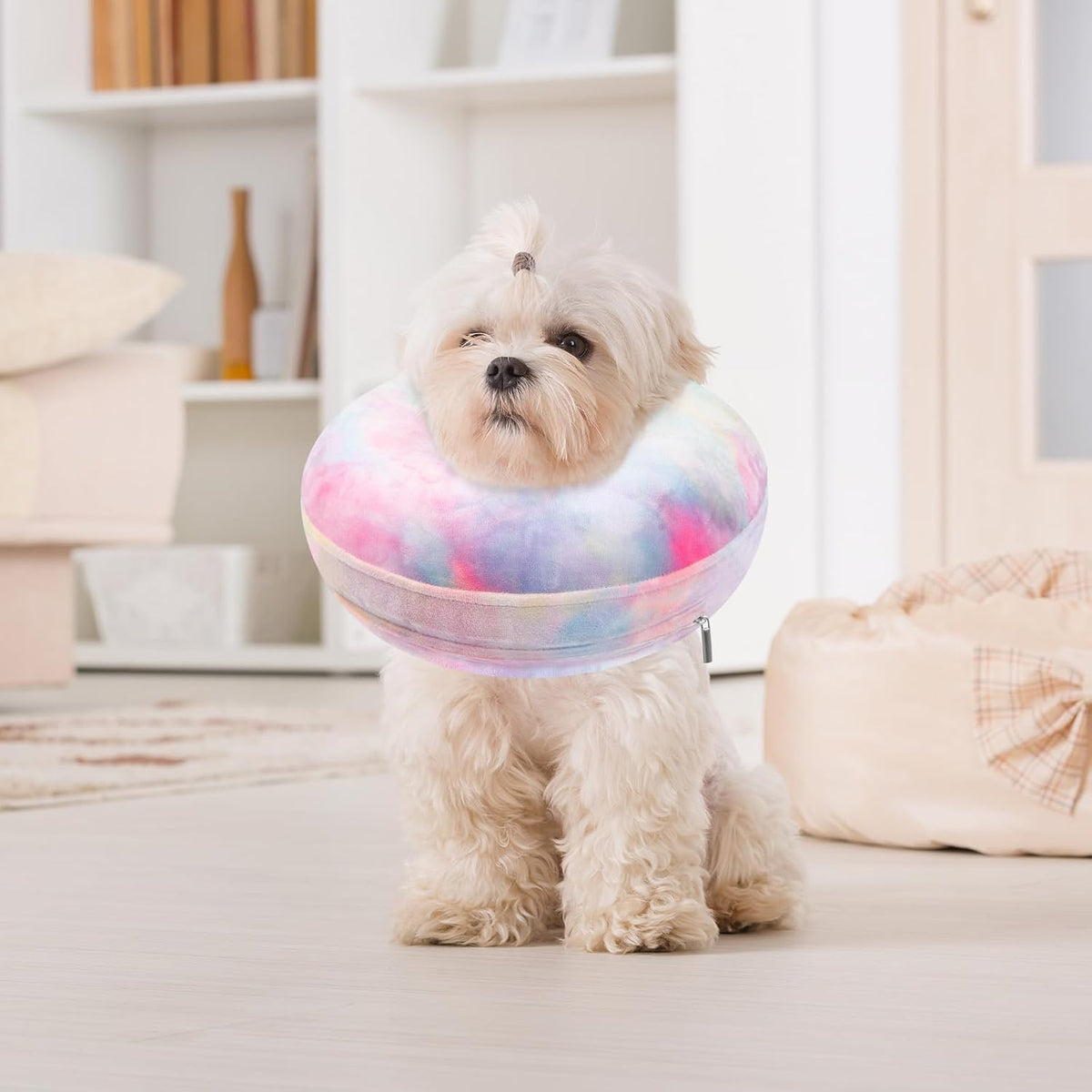 Inflatable Cone Collar for Dogs and Cats, Dog Neck Collar Recovery E-Collar Alternative After Surgery, Elizabethan Collar for Dogs Recovery