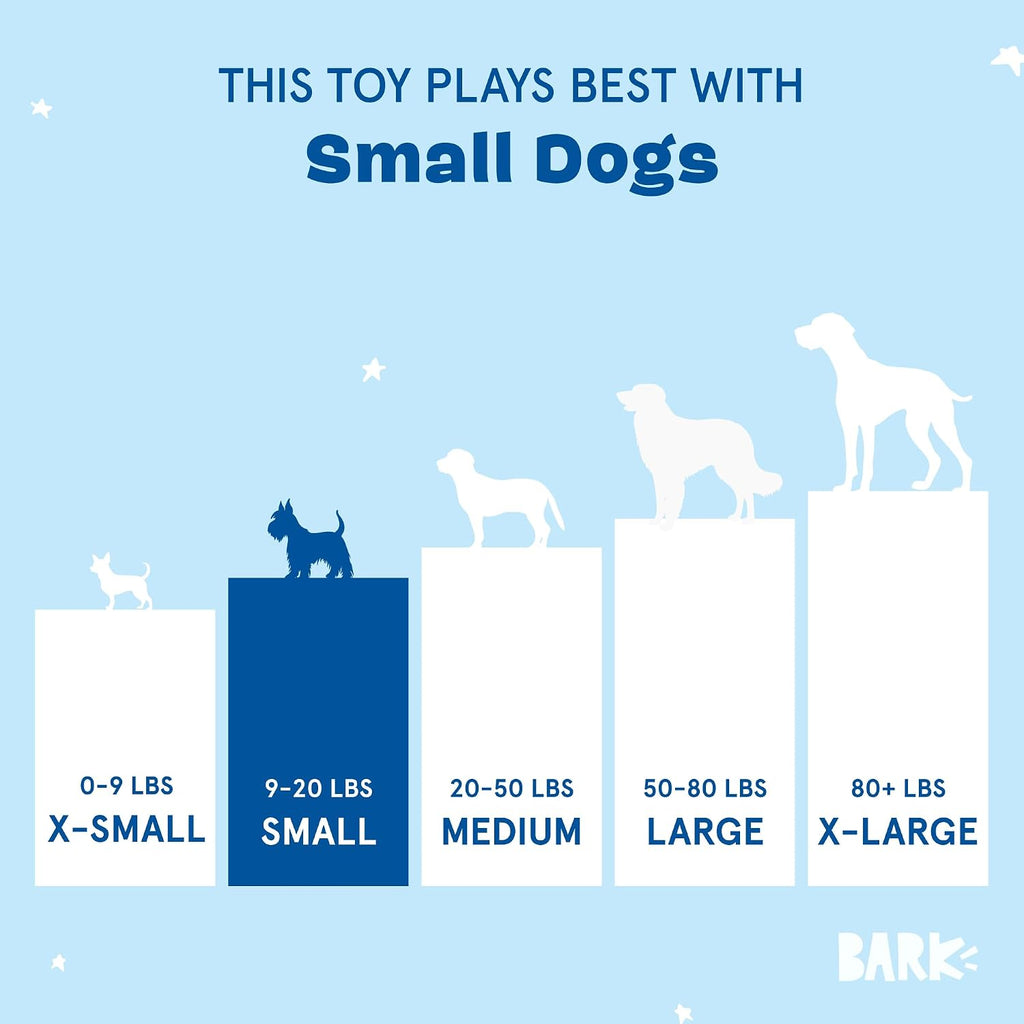BarkBox Penny The Pineapple 2-in-1 Interactive Plush Dog Toy | Squeaky Dog Chew Toy with Crinkle Layers and Ball Inside - For Small Dogs and Puppies