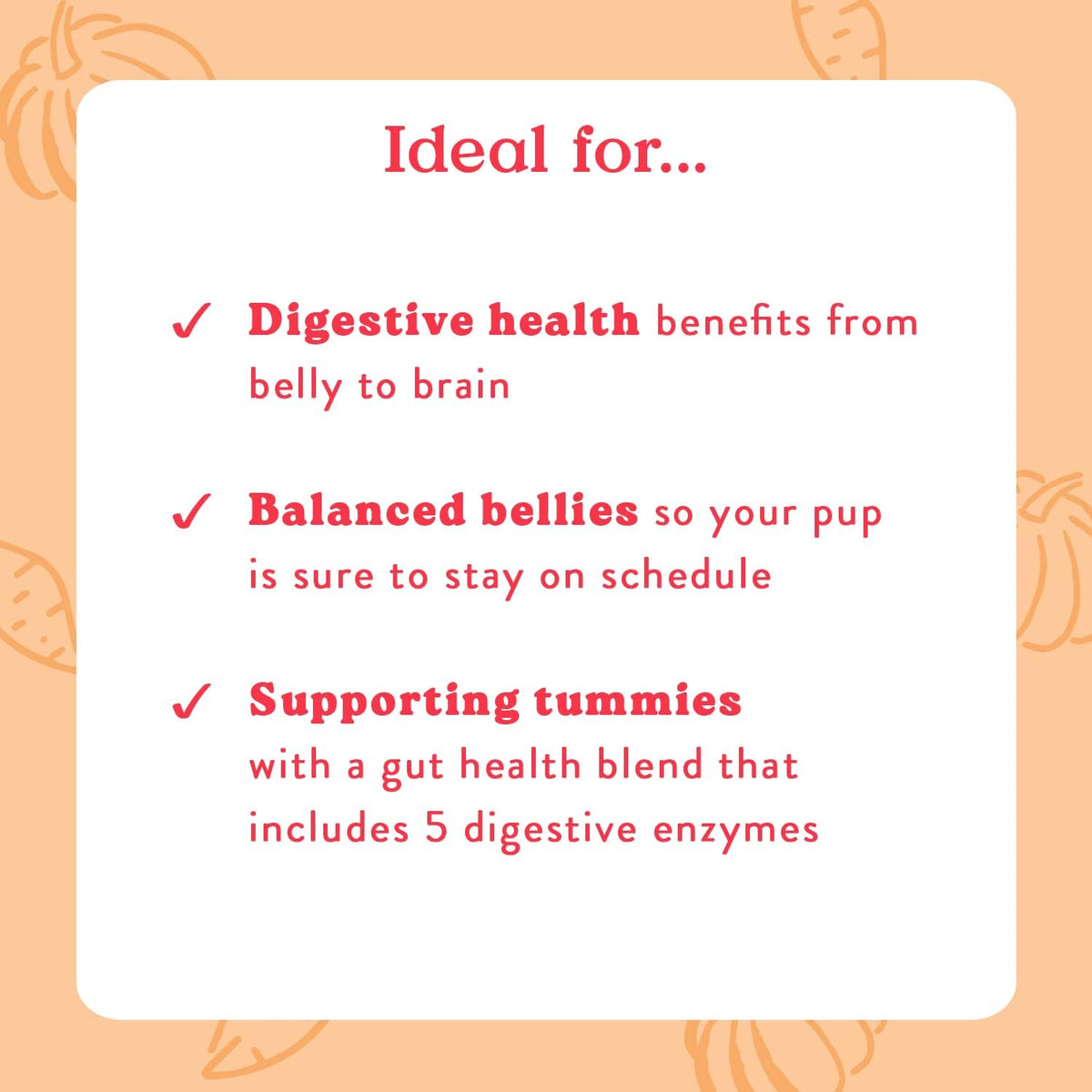Bocce's Bakery Probiotic Supplement Chews, Pumpkin & Sweet Potato (60 ct)