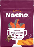 Made by Nacho Freeze-Dried Cat Treats - Healthy, Limited Ingredient Cat Treats - High Protein, Nutrient-Rich Crunchy Treats. (Wild Alaskan Salmon (.7 oz))