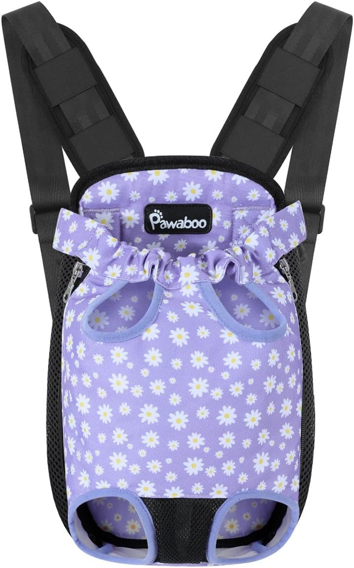 Pawaboo Pet Front Carrier Backpack for Small Medium Dogs