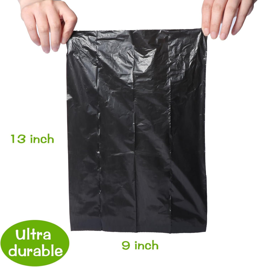 DREAM&GLAMOUR Dog Poop Bags,300 Count | value pack,Strong Poop Bags for Dogs,15 Rolls,20 Doggy Bag Per Roll,Each Measures 9 x 13 Inches,Guaranteed Leak-Proof