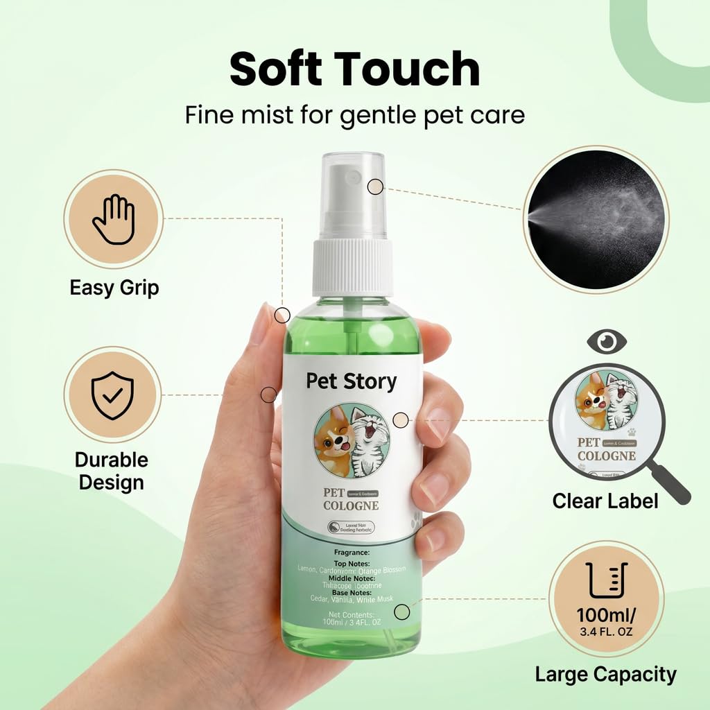 Dog & Cat Cologne | Long-Lasting Classic Scent