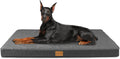 Patas Lague Orthopedic Large Dog Bed Pet Sofa Mat 56''X40'' Dark Grey