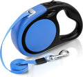 Taglory Retractable Dog Leash, One-Handed Brake, 16ft, Up to 44 lbs, Blue