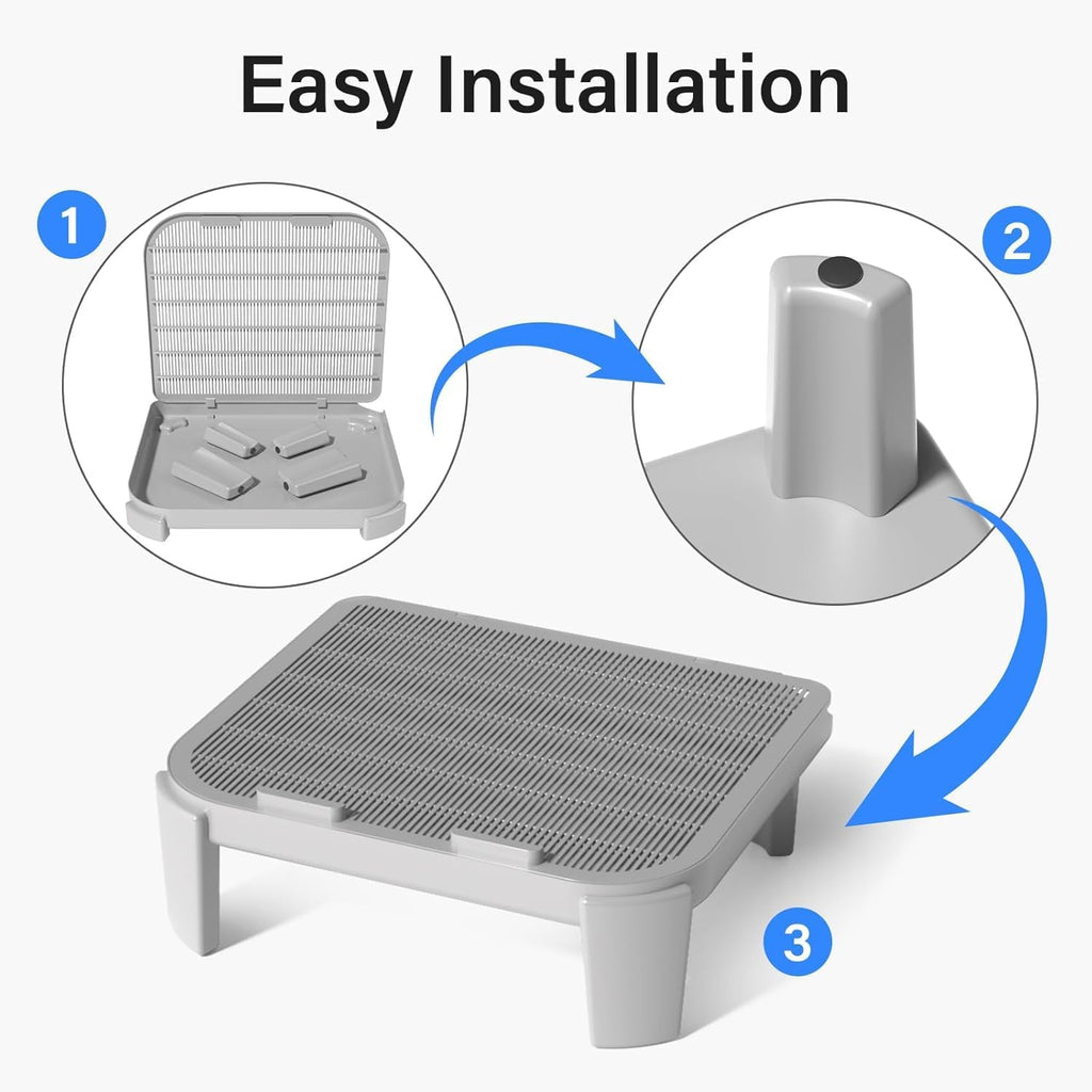 Cat Pedal Step Stool with Filter Function Self Cleaning Litter Box Footstool Compatible with Automatic Cat Litter Box, Self-Cleaning Cat Box Step Stairs