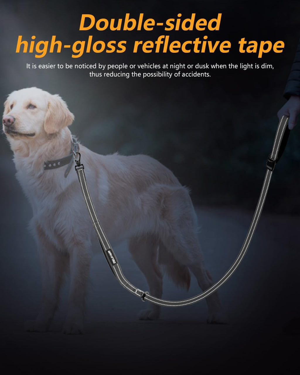 Hands Free Dog Leash, Multifunctional Crossbody Dog Leash