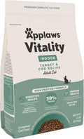 Applaws Vitality Indoor Turkey & Cod Grain Free Dry Cat Food 2 lb Bag