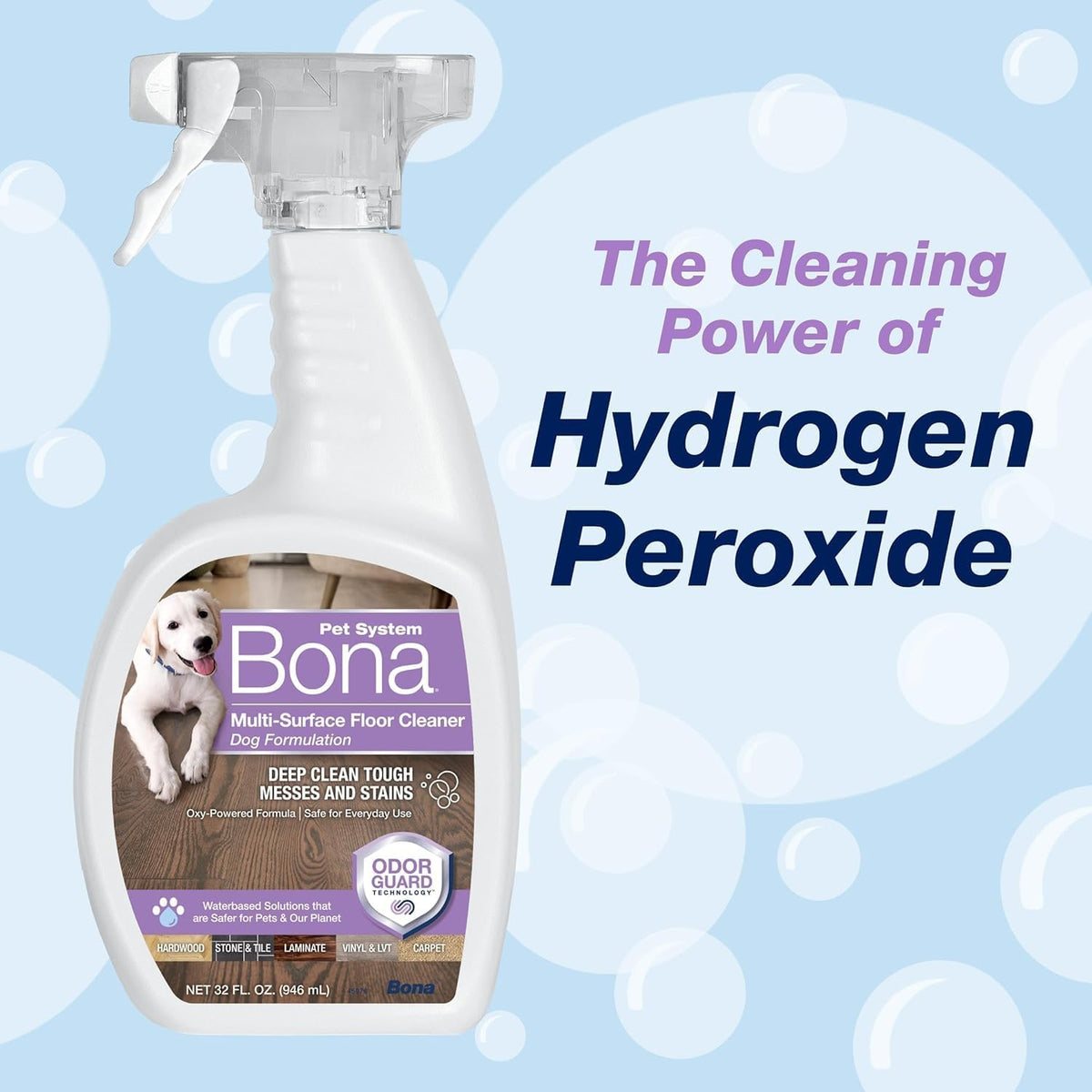 Bona Pet Spray Odor Eliminator - Cat Formulation - 32 fl oz