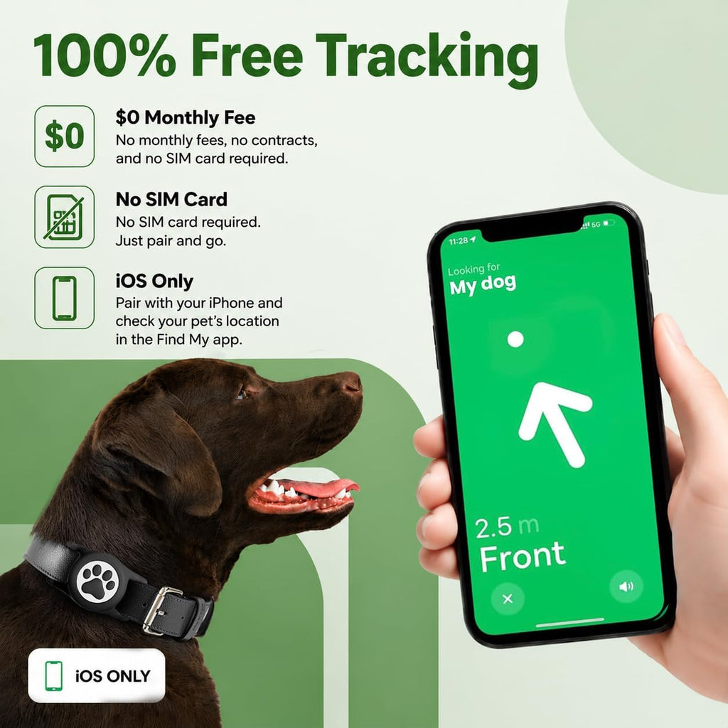 Dog Tracker Collar iOS & Android, 2026 GPS Pet Tracker for Dogs and Cats