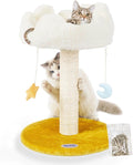 Happi N Pets Cloud Cat Tree, Cat Scratching Post with Soft Bed for Kitten