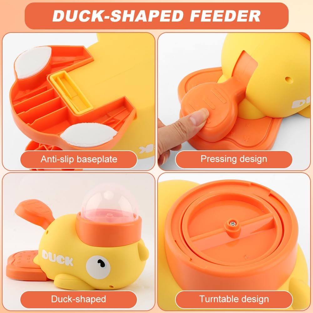 Duck Interactive Treat Dispenser Toy for Cats and Small Medium Dogs