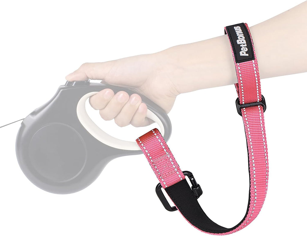 PetBonus Dog Leash Wrist Strap with Lockable Clip for Dog Retractable Leash