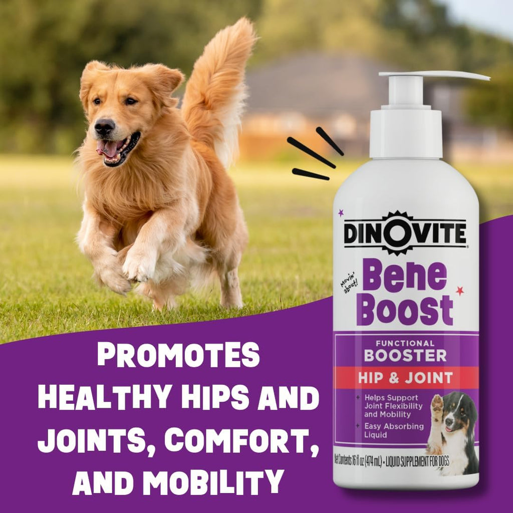 Dinovite BeneBoost Hip & Joint Meal Topper for Dogs, Bacon Flavor, 6 oz