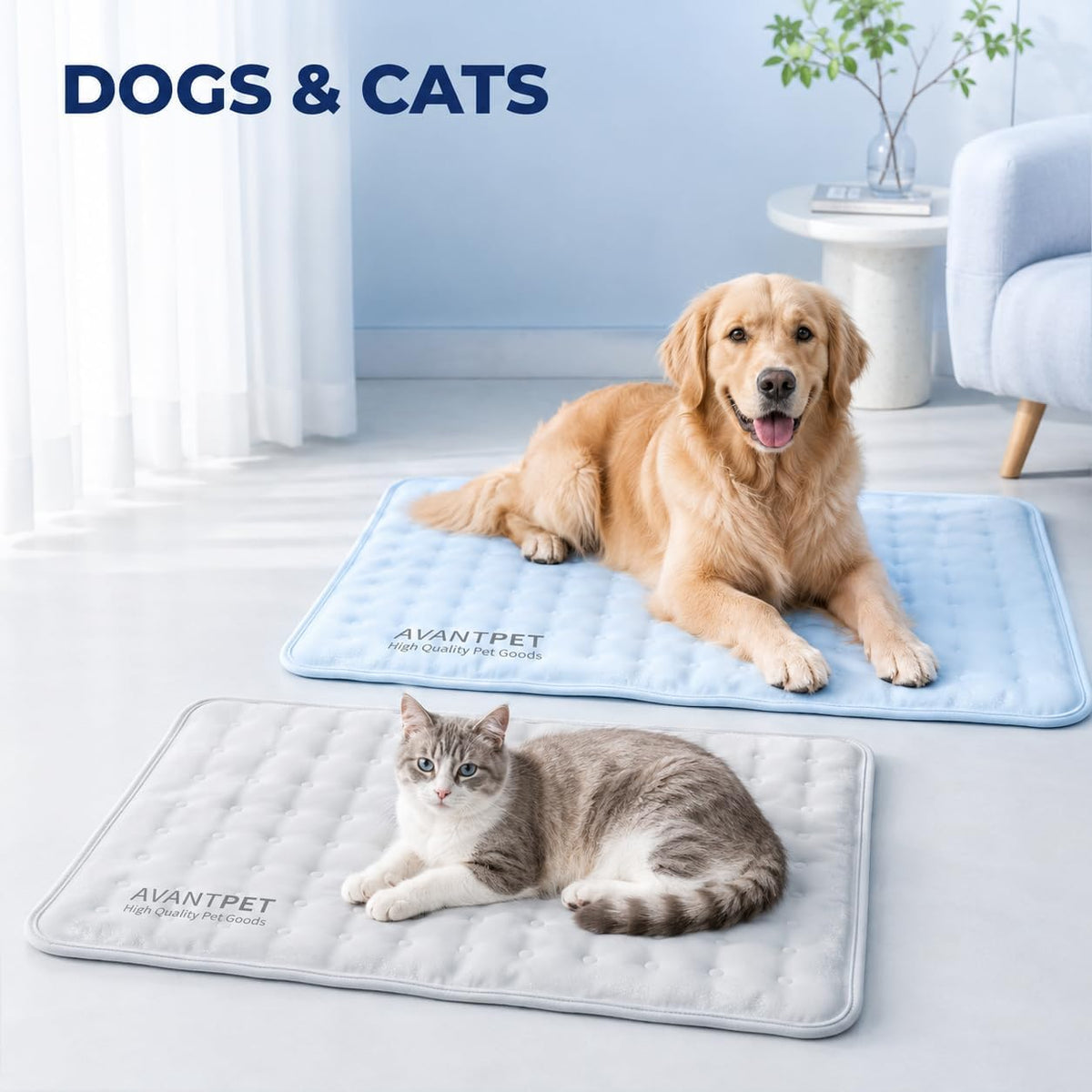 Non-Toxic Gel Cooling Mat for Dogs Medium 23.6x19.7 in, Candy Pink