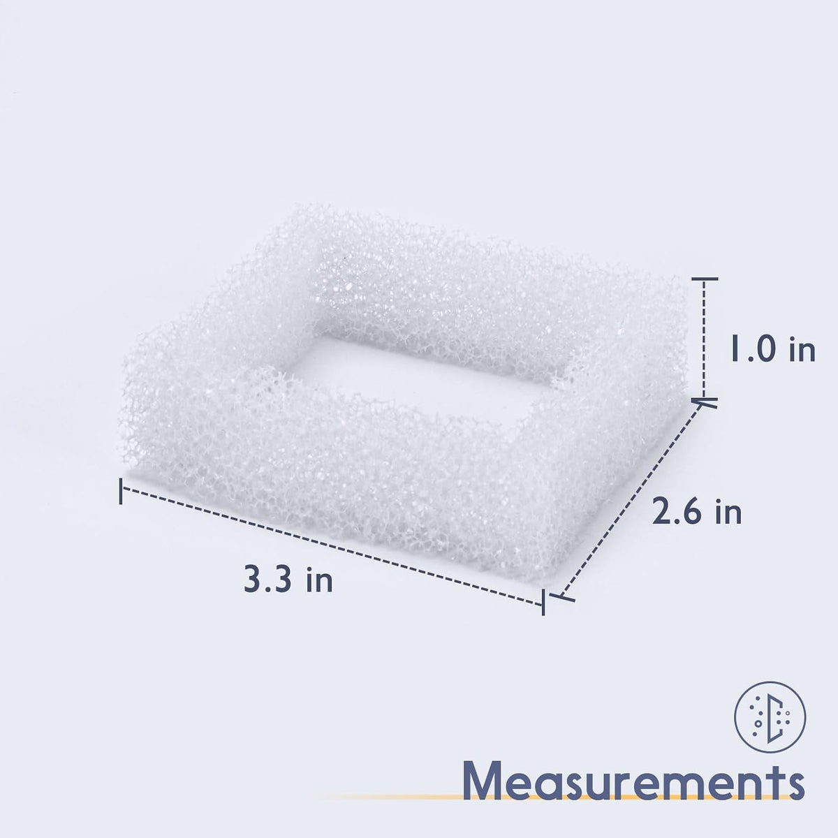 Lawfery 8 Pack Replacement Sponge Foam Filters