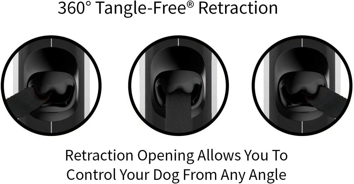 TUG Original Retractable Dog Leash, 16 ft (Large, Blue)
