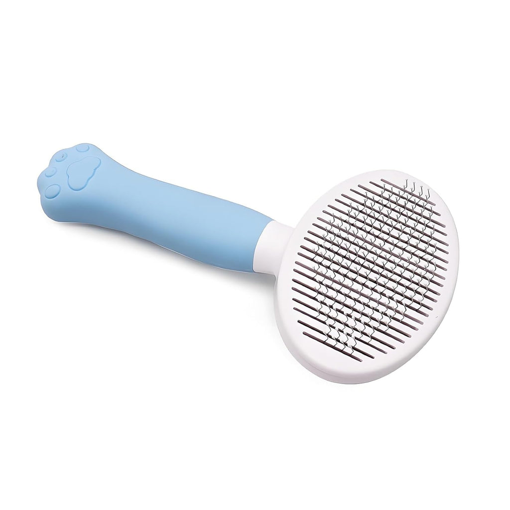 Cat Brush for Shedding for Indoor Cats & Dog Brush for Shedding - Perfect for Long & Short Haired Pets,Pet Brush for Dogs and Cats - Deshedding & Grooming Tool (Blue)