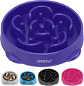 YINEYA 4 Cups Slow Feeder Dog Bowls Large Breed, Anti-Choking Pet Supplies, Maze Dog Food Bowl, Puzzle Feeder That Slow Down Eating