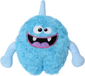 Monster Stuffed Squeaky Dog Toy, Crinkle Dog Plush Toy, Light Blue | Soft Lightweight Toy for Fetch and Chew, Interactive Outdoor Indoor Play for Tug, Birthday Gift, For Puppy Small Medium Dog