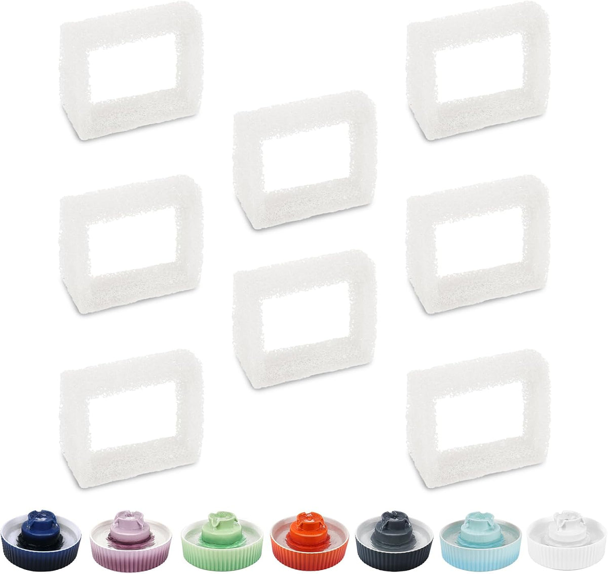 Lawfery 8 Pack Replacement Sponge Foam Filters