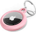 oakxco for Airtag Keychain Silicone, Airtag Holder with Key Ring, Air Tag Cover Cute Accessories for Kids, Luggage, Car Dog Collar, Car, Compatible with Apple Airtag Case Waterproof Tracker, Pink