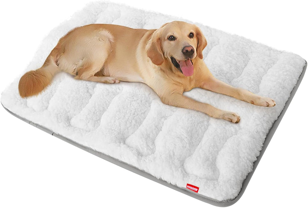 Dog Bed Crate Mat(42" X 28"), Soft Plush Dog Bed Pad