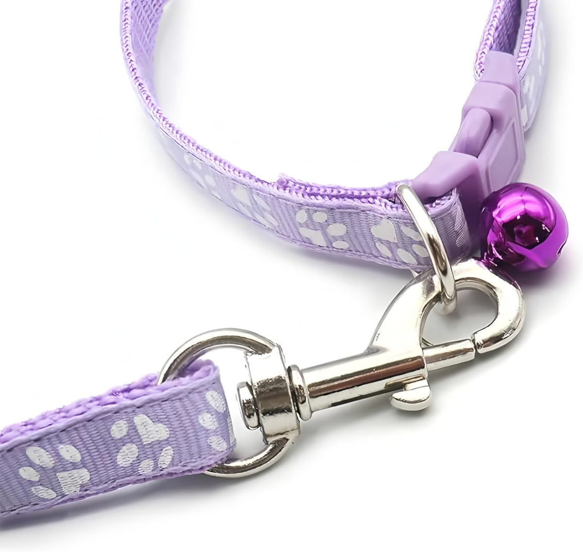 Puppy Leash and Collar, Dog Cat Collar and Leash Set Tiny XXS Kitten, Blue