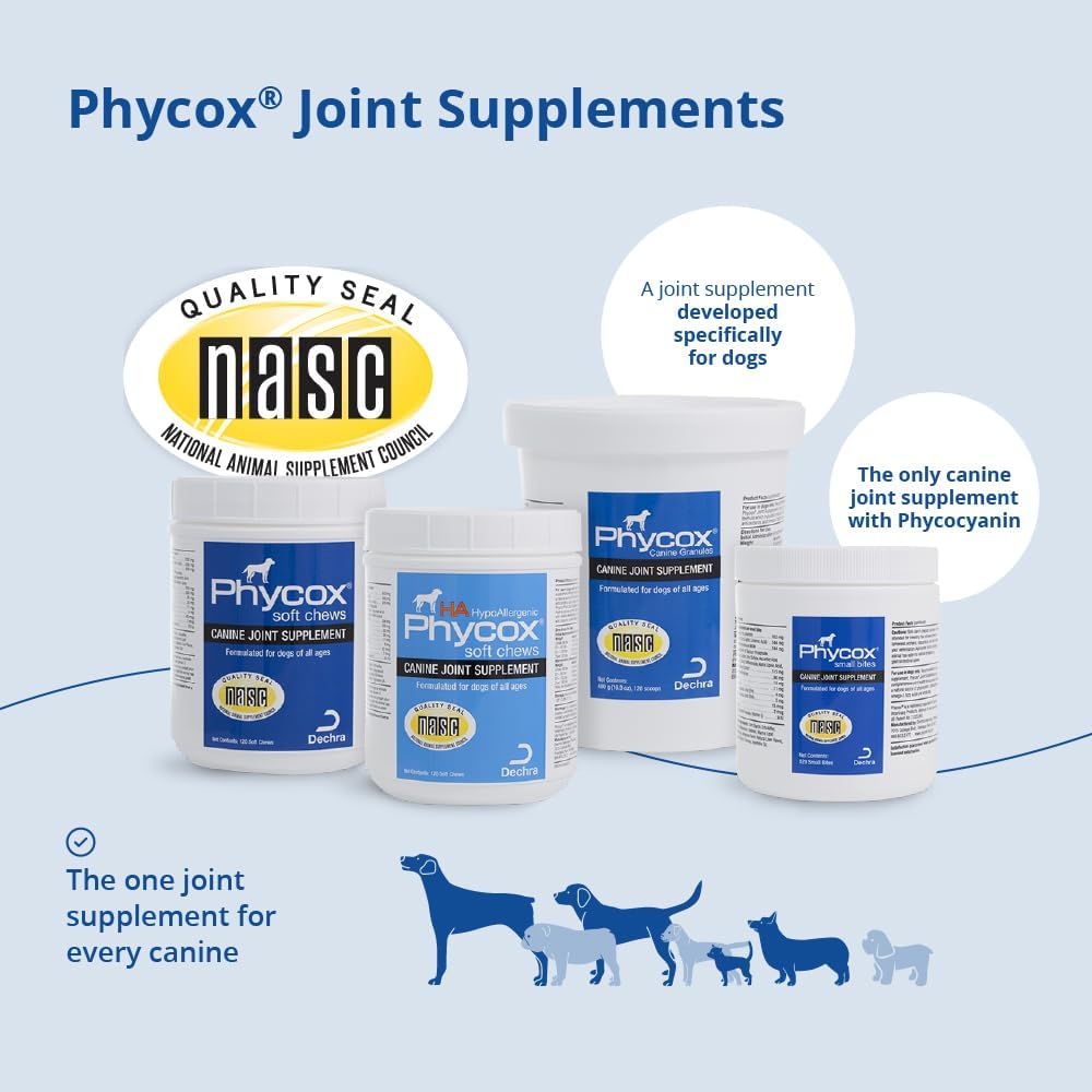 Phycox MAX Dog Joint Supplement Soft Chews,90 Ct,(Pack of 2)