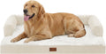 Waterproof Orthopedic Dog Bed for Extra Large Dogs, 41x27in, Beige