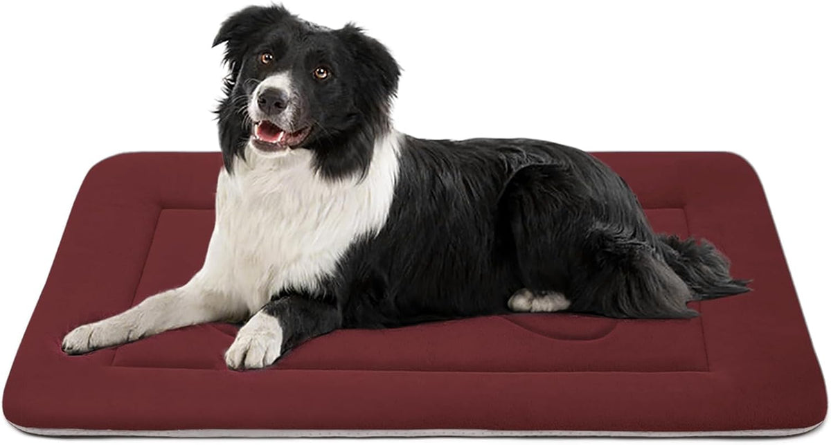 Medium Dog Bed Crate Mat 36 in Non-Slip Washable Soft Mattress Kennel Pads
