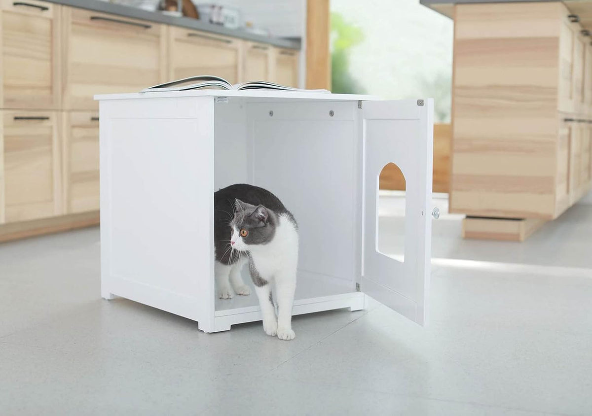 zoovilla Kitty Litter Cabinet – Hidden Litter Box Furniture