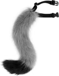 COSYEARS Faux Fur Fox Wolf Tail Animal Dog Furry Tails for Halloween Party Cosplay Accessory