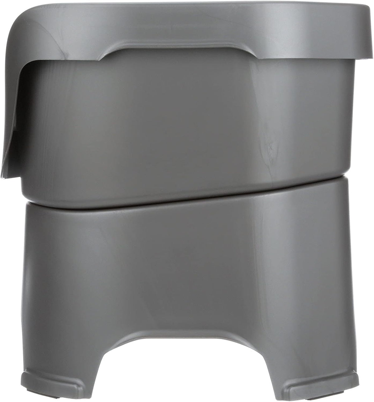 Neater Pet Brands Neater Feeder Deluxe Mess Proof Dog Bowls Elevated for Large Dogs Over 40 lbs, Made in USA, No Spill Raised Dog Food Bowl Stand Feeding Station, Food and Water Bowl Set, Gunmetal 