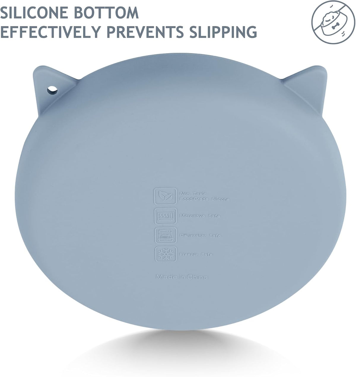 Coomazy Slow Feeder Cat Bowl Silicone Pet Puzzle Feeder for Slow Eating
