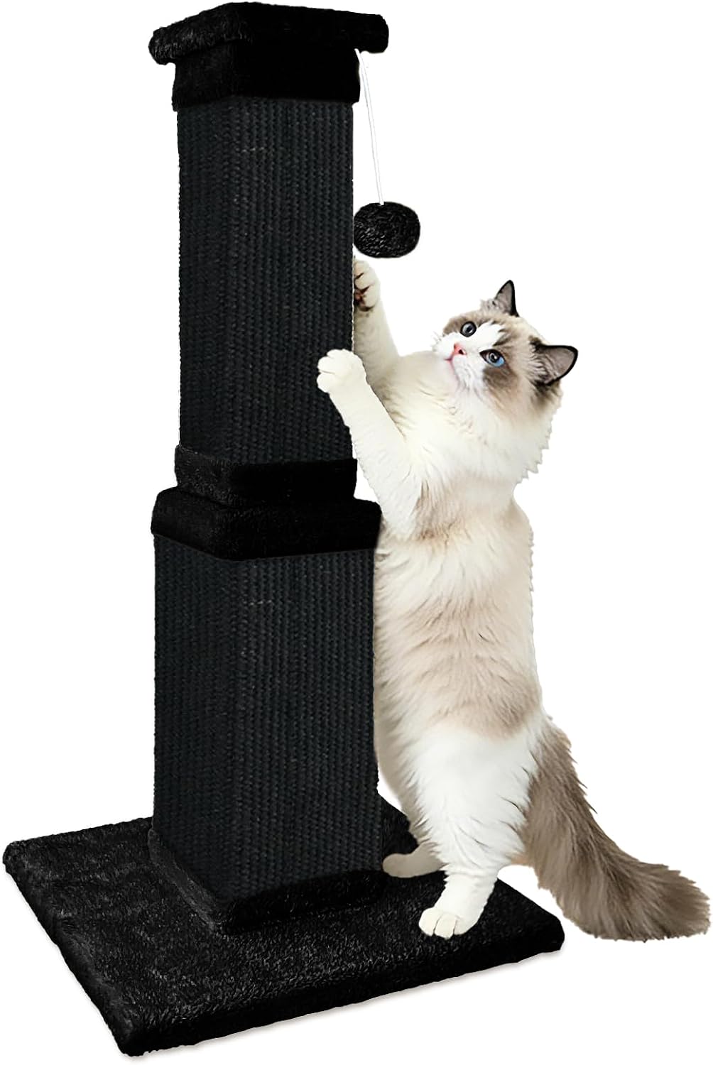Cat Scratching Post for Indoor Cats, 32Inch Sisal Cat Scratcher
