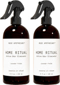 Muse Apothecary Home Ritual Active Odor Eliminator Spray - Furniture Deodorizer Spray & Bathroom Odor Eliminator for Home - Essential Oil Air Freshener - 8oz, Lavender Fields