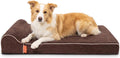 Laifug Orthopedic Dog Bed, Chocolate 34''x22''x5.5'', Memory Foam