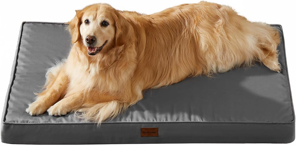 BFPETHOME Outdoor Waterproof Dog Bed for Large Dogs, Washable Cover, 30"