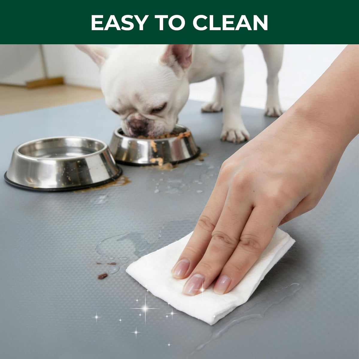 FXW Floor Protector Mat, Waterproof PVC, 55" x 31", Gray