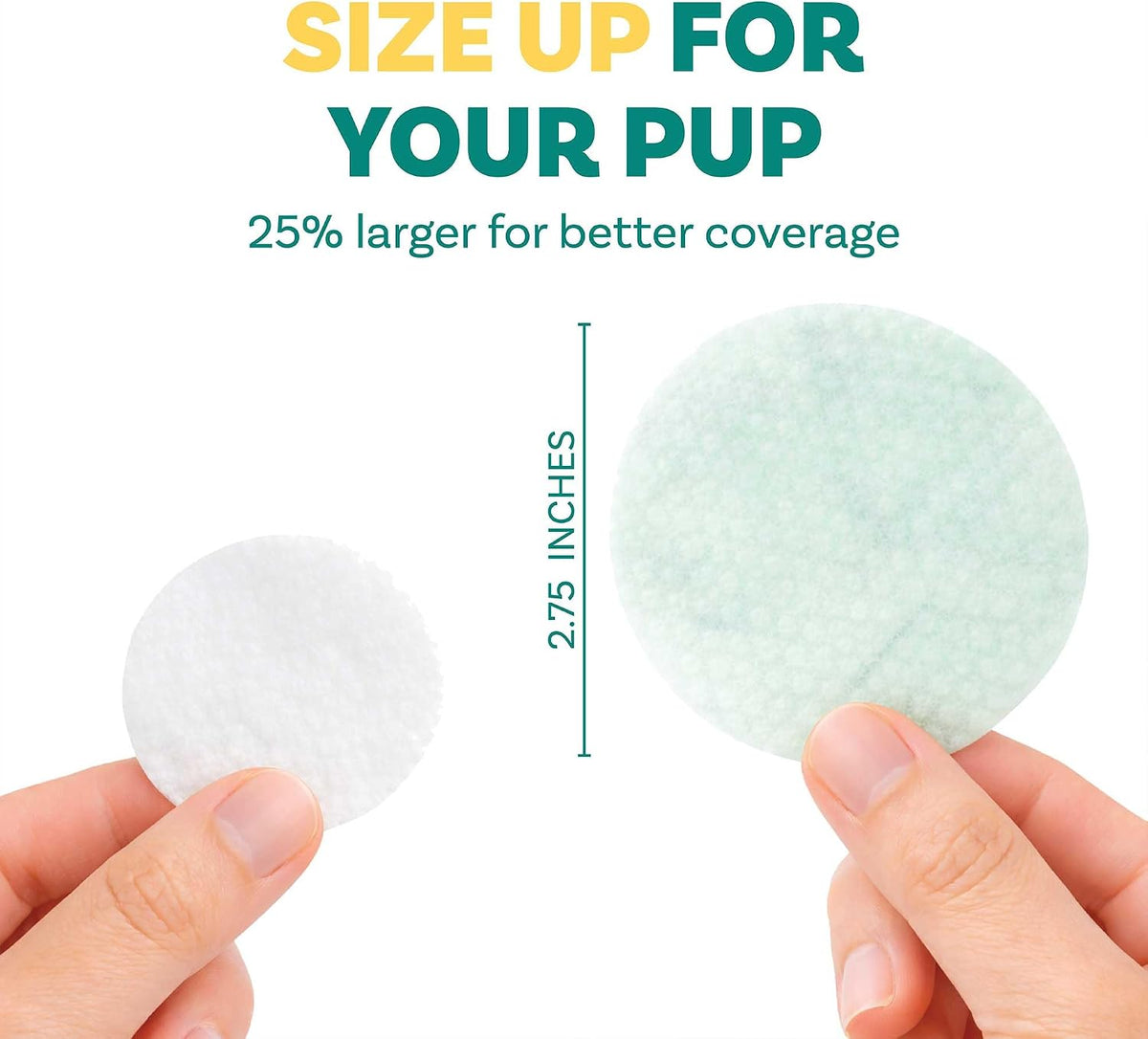 Scrubby Pet Ear Wipes for Dogs | Extra Thick with Aloe Vera & Eucalyptus | 125 Count | Hypoallergenic Ear Cleaner for Dogs with Pearl Texture for Deeper Clean
