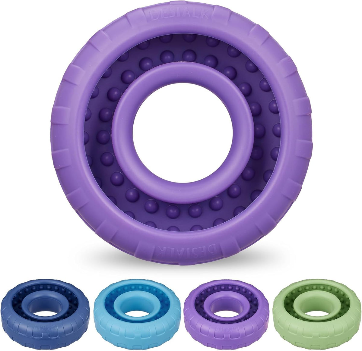 Dog Enrichment Lick Bowl, Bestalk Slow Feeder Lick Mat for Dogs, Freeze Puzzle Licking Bowl for Anxiety Relief, BPA Free Silicone, Dishwasher Safe(Purple,L)
